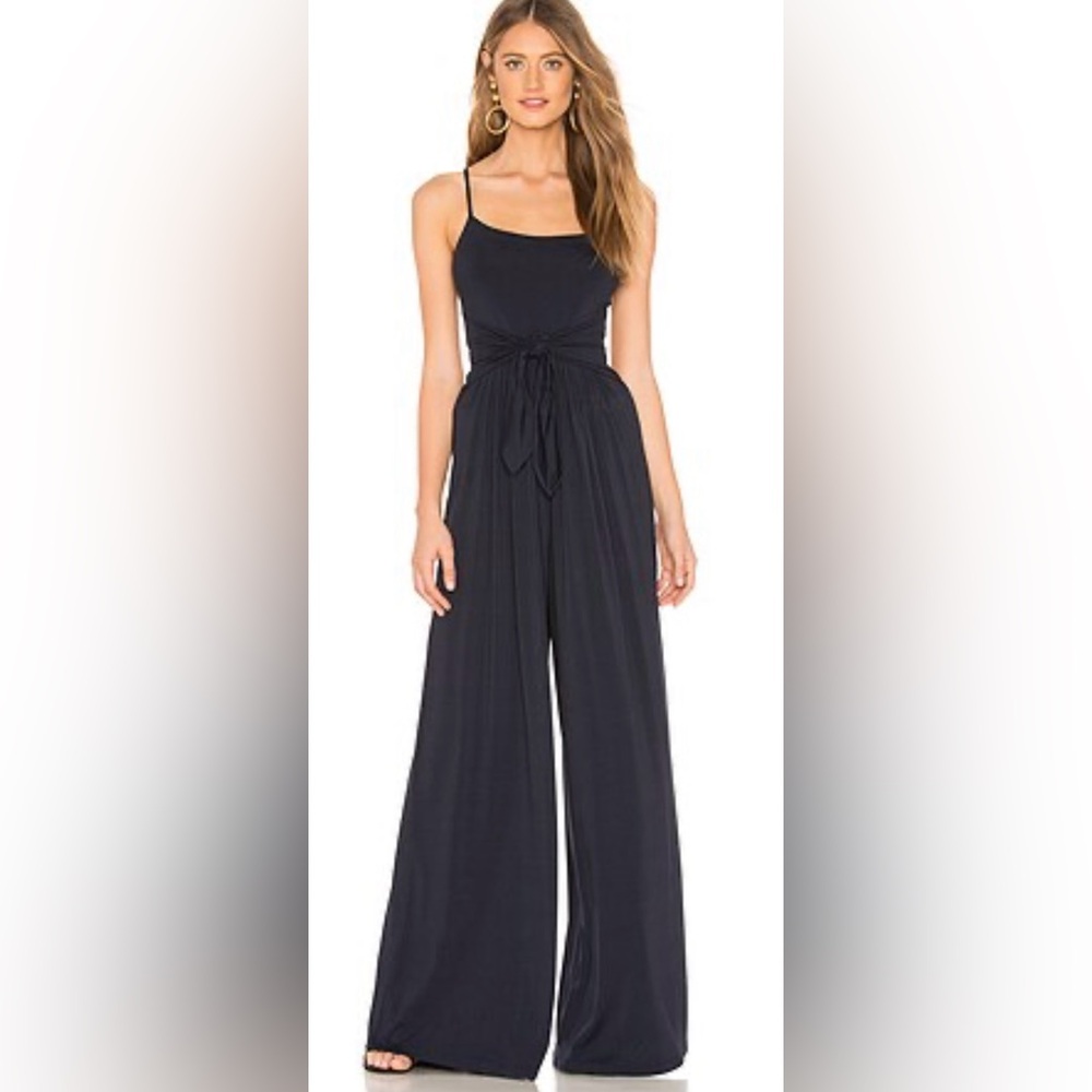 Susana Monaco Navy Jumpsuit